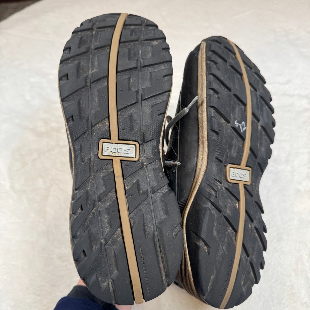 BOGS Hiking Boots Osmosis Navy Blue Fabric Lace Up Sneakers Shoe Women Size US 7 - Picture 5 of 13